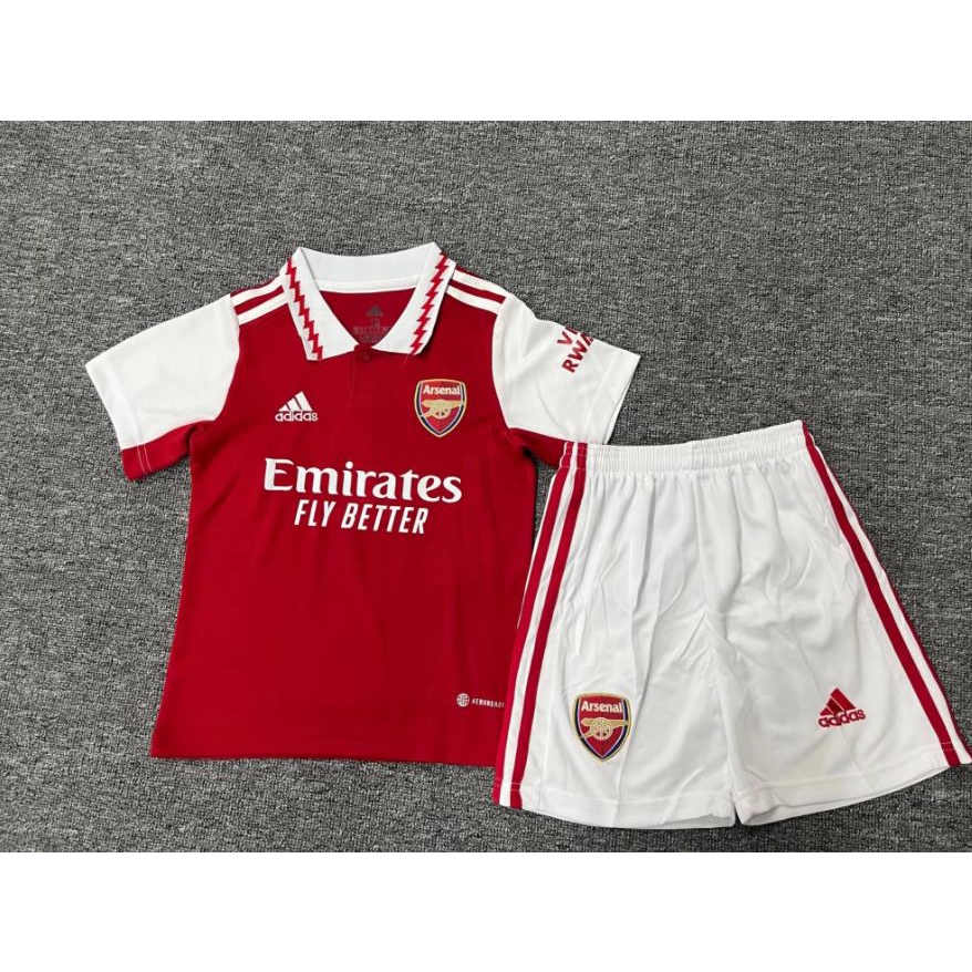 Bộ Quần Áo Bóng Đá Đội Arsenal 2022/2023 Cho Trẻ Em