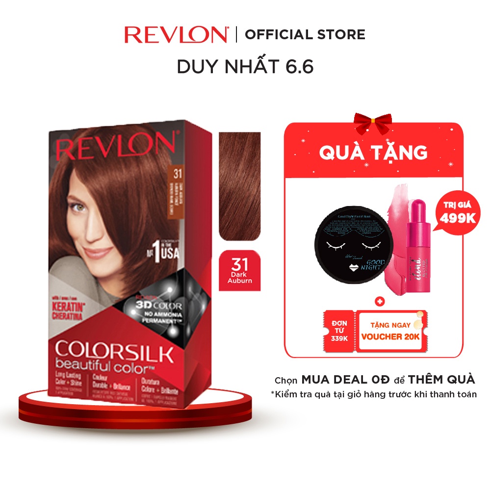 Nhuộm Tóc Thời Trang Revlon Colorsilk 3D 120ml