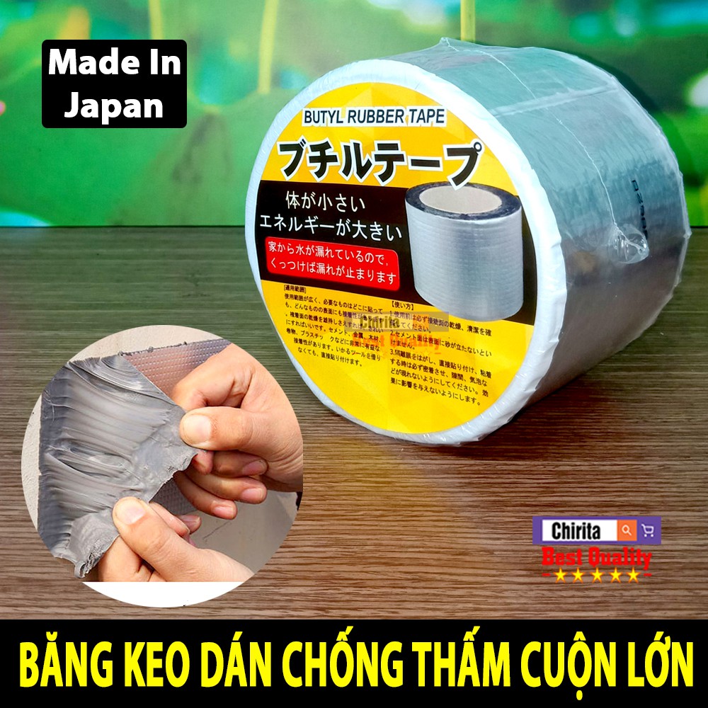 Băng Keo Dán Chống Thấm Nước BUTYL - Băng Keo Siêu Dính Nhật Bản ( 10CM )