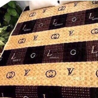 Thảm Nỉ Nhung Trải Giường Họa Tiết Siêu Ấm