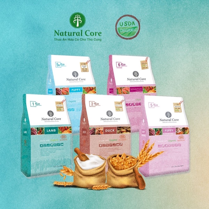 Thức ăn hạt nhập khẩu Hàn Quốc Natural Core