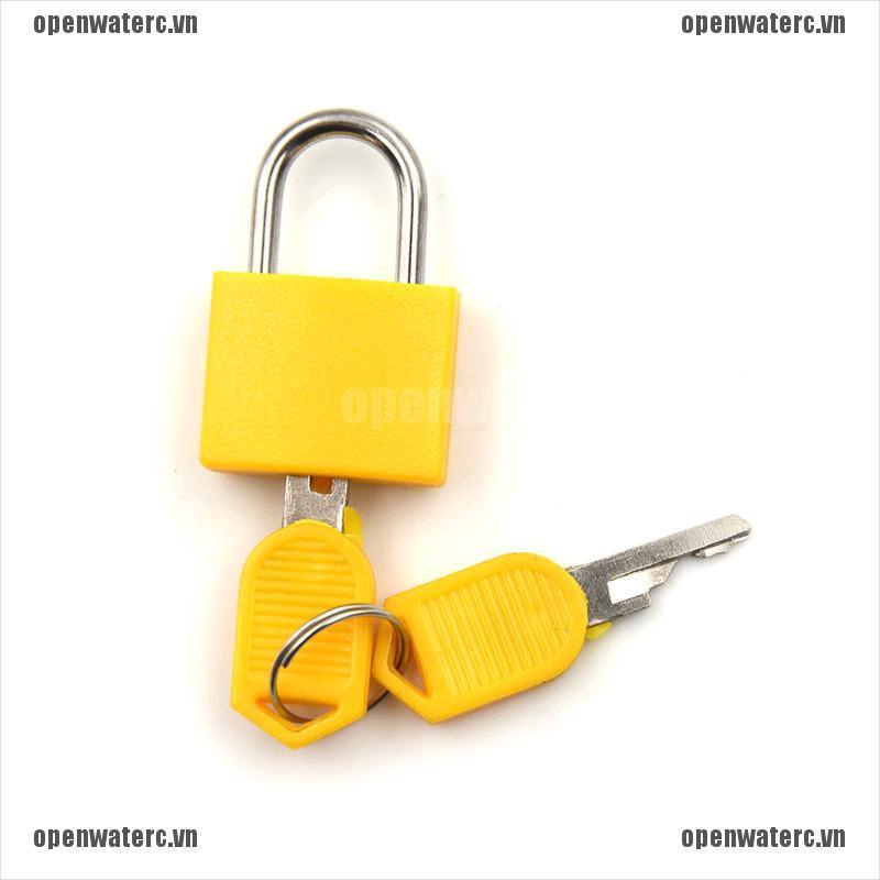 Ổ Khóa Va Li Du Lịch Mini Bằng Thép Mạnh Kèm 2 Ổ Khóa
