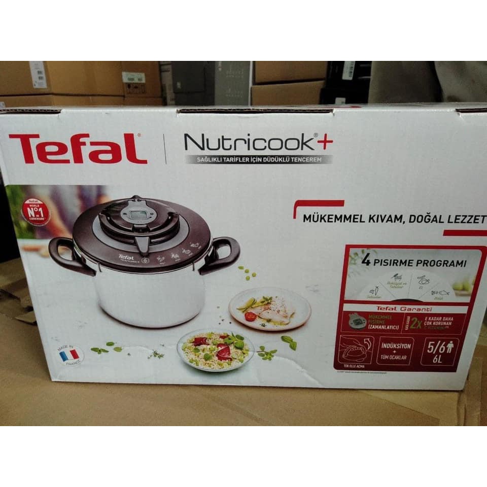 Nồi Áp Suất Tefal P4220745 Nutricook 6L