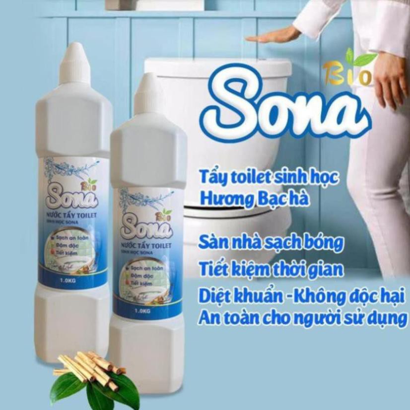 Tẩy Rửa Toilet hương QUẾ, Mùi Hương Dễ Chịu, Sạch Bong, Ngừa Vi Khuẩn 700ML/1L