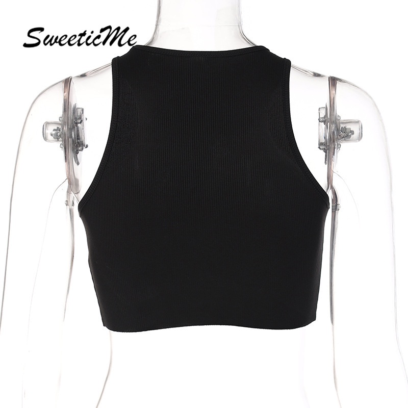 Áo Tank Top Dáng Ôm Kiểu Mới Quyến Rũ Thời Trang Dành Cho Nữ