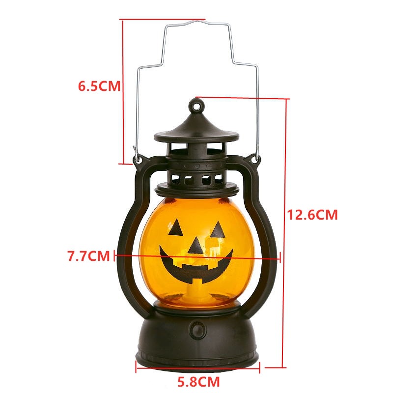 Đèn Lồng LED Hình Ma Bí Ngô Trang Trí Halloween