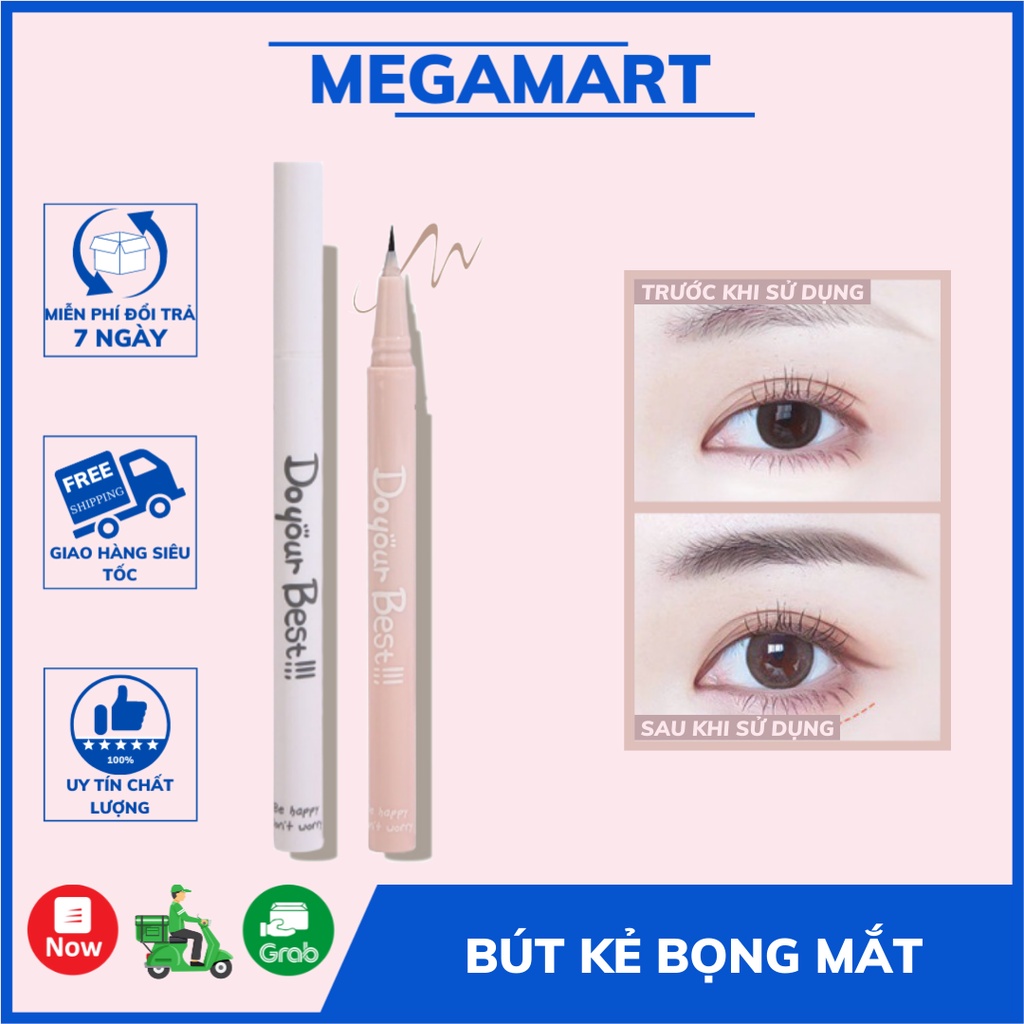 Bút Kẻ Bọng Mắt Gogo Tales Chống Nước Nhanh Khô Đầu Bút Mềm Mảnh Dễ Vẽ 2 Màu GT309 Nội Địa Trung - MEGAMART
