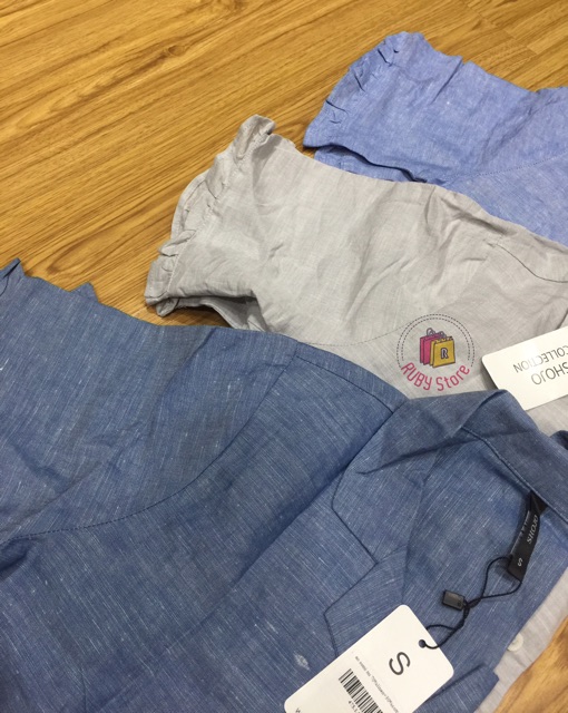 🌷Áo sơmi linen xuất đẹp Shojooo