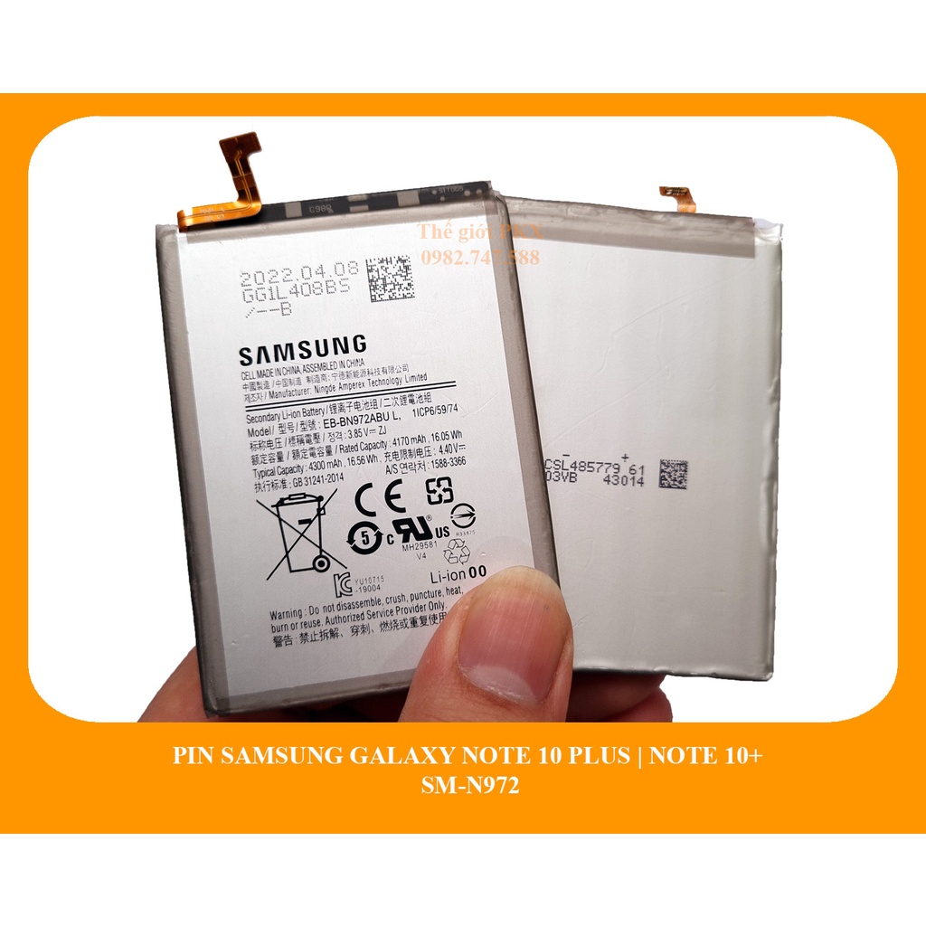 Pin Galaxy Note 10+ zin hãng | Pin Note 10 Plus NHẬP KHẨU