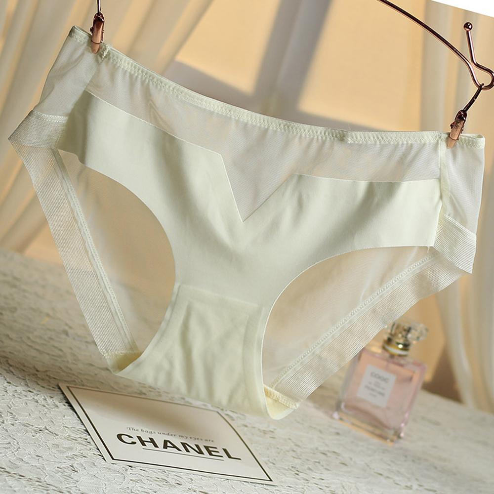 OCEANMAP Quần Lót Chất Liệu Cotton Lụa Không Đường May Thời Trang Dành Cho Nữ