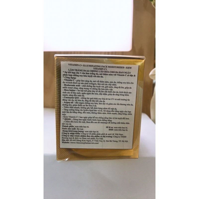Kem dưỡng trắng da DELIA - Kem chống lão hóa  cho da Vitamin C ban ngày | BigBuy360 - bigbuy360.vn