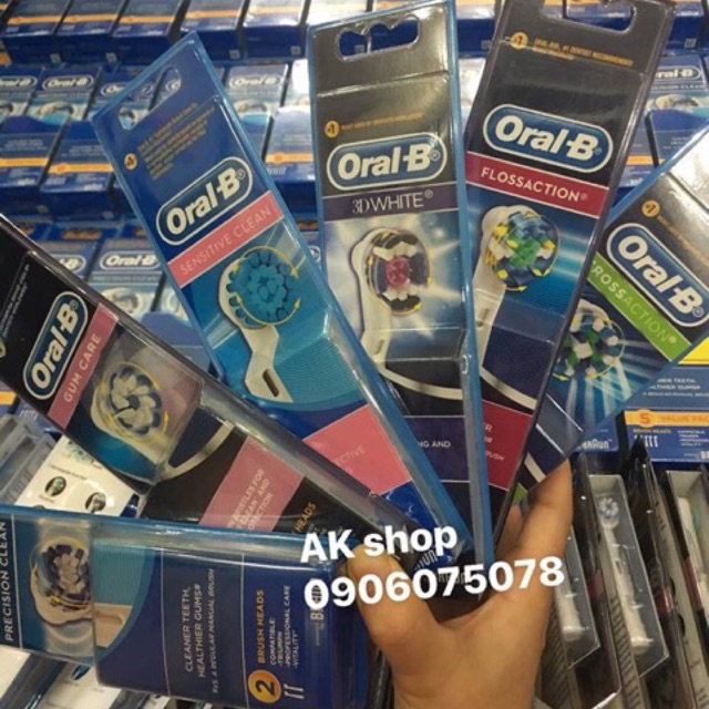 Đầu bàn chải ❤FREESHIP ❤ Oral B - đầu bàn chải điện oral b braun