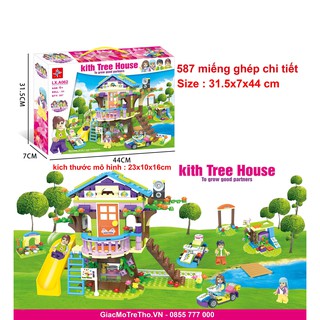Lắp ráp Ghép Hình Ngôi Nhà Trên Cây 587 miếng ghép SP629