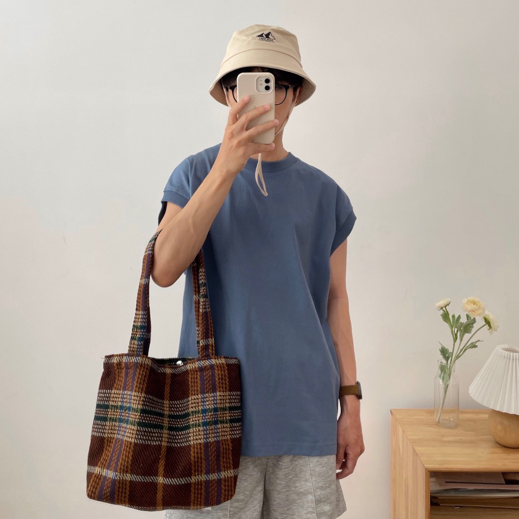 NOOBITA - Áo sát nách tanktop vải 100% cotton 230g form rộng 7632