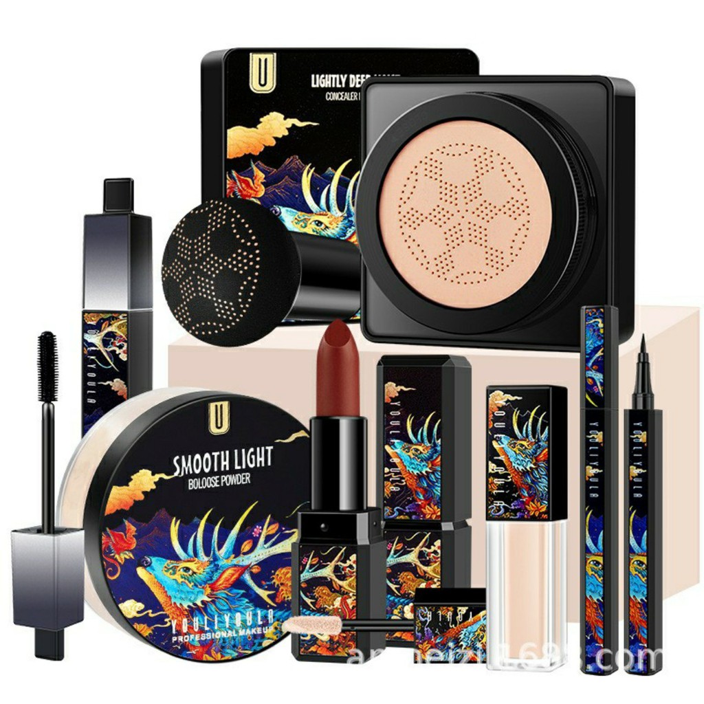 Bộ Trang Điểm Cá Nhân Makeup Đầy Đủ Nội Địa Trung Set 7 Món Mini | BigBuy360 - bigbuy360.vn