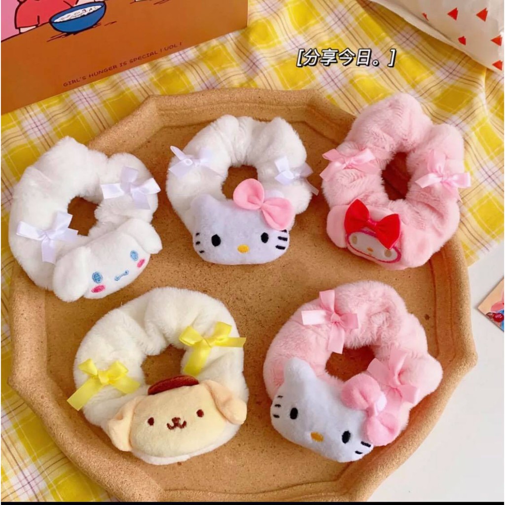 [Sẵn] scrunchies sanrio dangiu