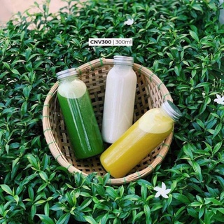 Combo chai thủy tinh 300ml và hũ béo 200ml