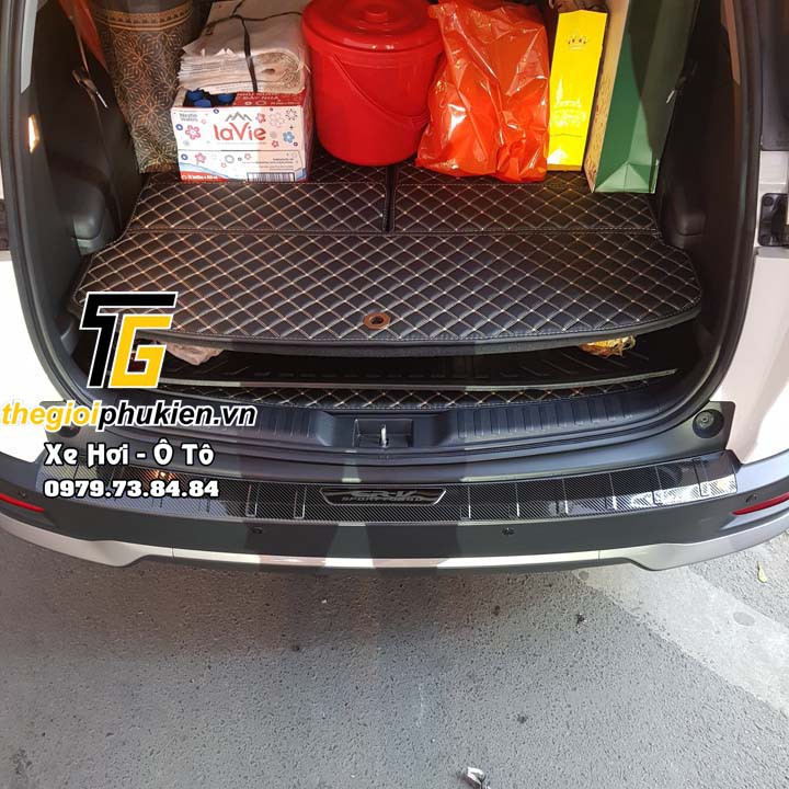 Ốp chống trầy cốp cacbon xe Honda CRV 2018- 2019 2020 2021 2022 - Vân Carbon cao cấp