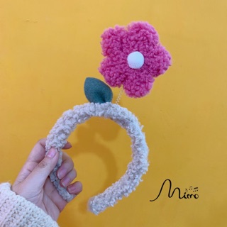 [Cute]Bờm tóc bông hoa nhún nhảy đáng yêu