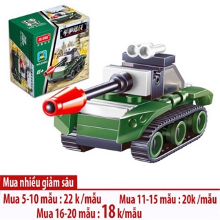 Đồ Chơi Lắp Ghép LEGO Xe Tăng vMáy Bay