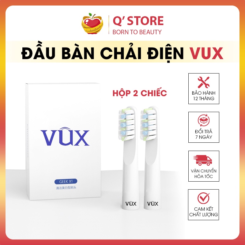 Đầu bàn chải điện VUX - 1 hộp 2 đầu thay thế