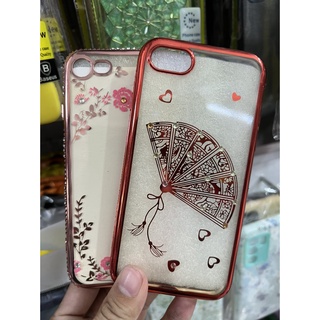 Ốp lưng điện thoại Iphone 7G / 8G / SE (2020) silicon dẻo bền trong in hình độc đáo viền màu đa sắc khác nhau