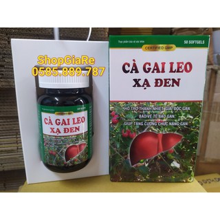 Bổ gan Cà gai leo xạ đen giải độc gan, mát gan, hạ men gan, tăng cường chức năng gan