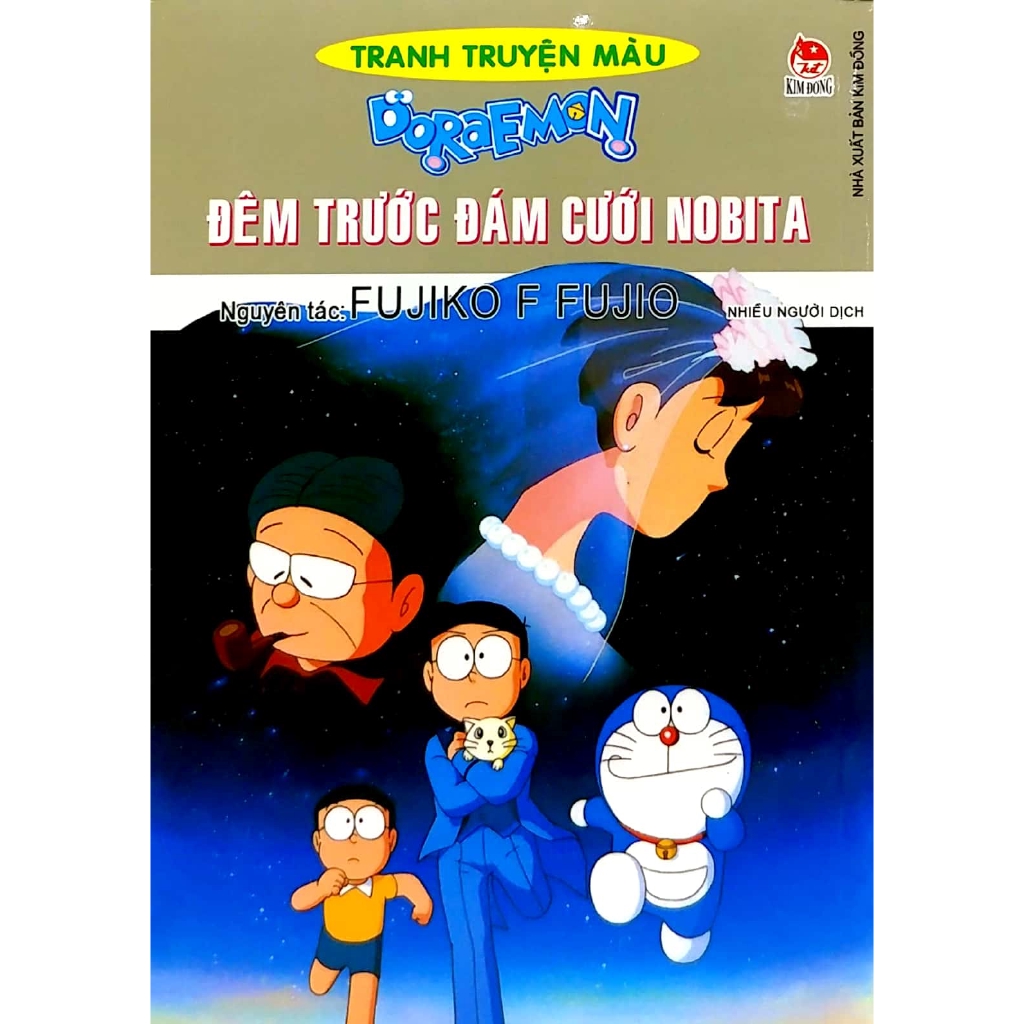 Sách - Doraemon Tranh Truyện Màu - Đêm Trước Đám Cưới Nobita (Tái Bản)