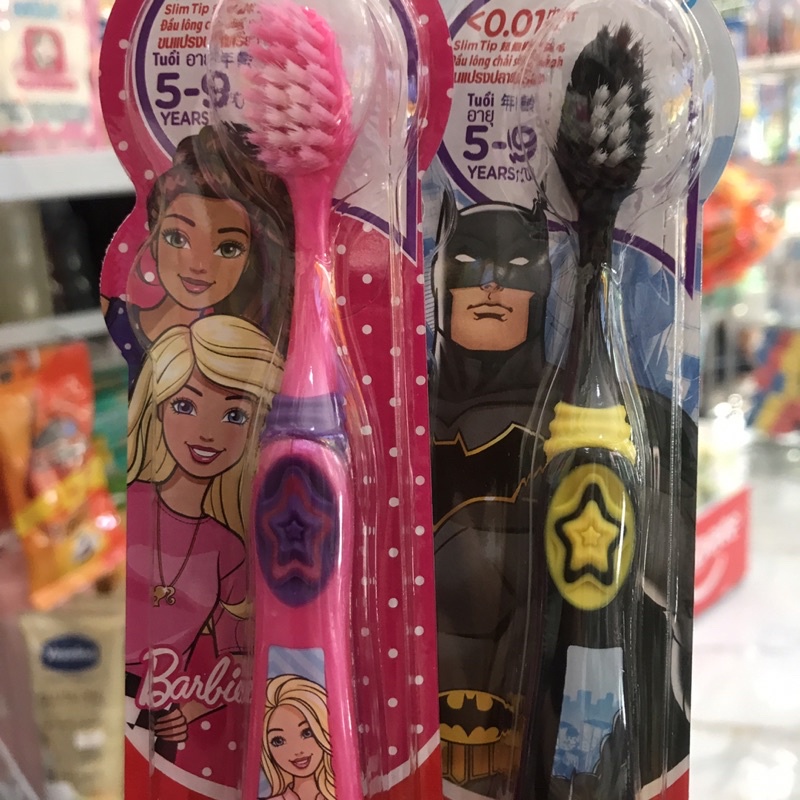 Bàn chải cho bé 5 - 9 tuổi Colgate Spiderman/Batman/Baby lông siêu mềm