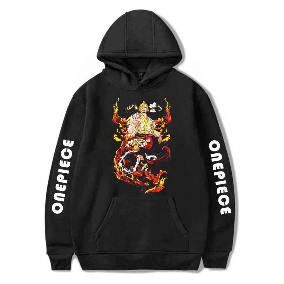 BST ÁO HOODIE One Piece cực đẹp hoodie hình Luffy Sanji Zoro Ace One Piece chất nỉ bông   💖