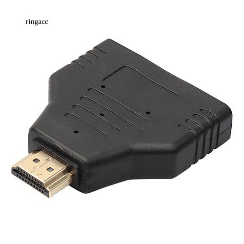 Đầu chia HDMI 1 đầu đực ra 2 đầu cái tiện dụng cho TV/máy chiếu/màn hình LCD
