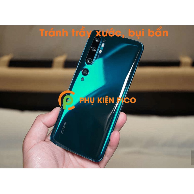 Cường lực camera Mi Note 10 Pro trong suốt độ cứng 9H chống trầy xước, va đập - Dán camera Xiaomi Mi Note 10 Pro