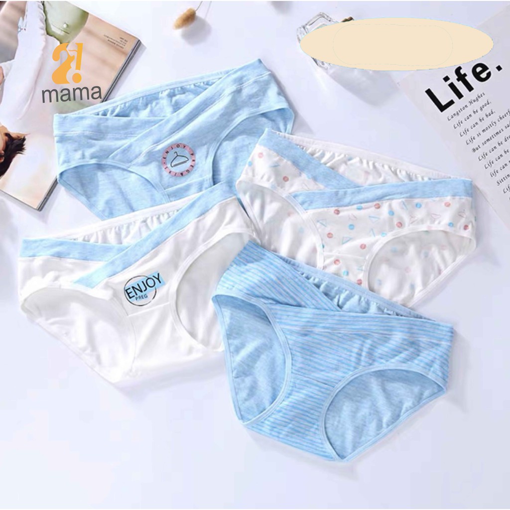 Set 4 quần lót bâu 2MAMA chất liệu cotton V62