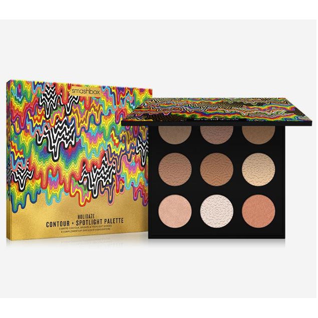 Smashbox - Bảng phấn tạo khối, highlight Smashbox - Holidaze Contour Spotlight Palette