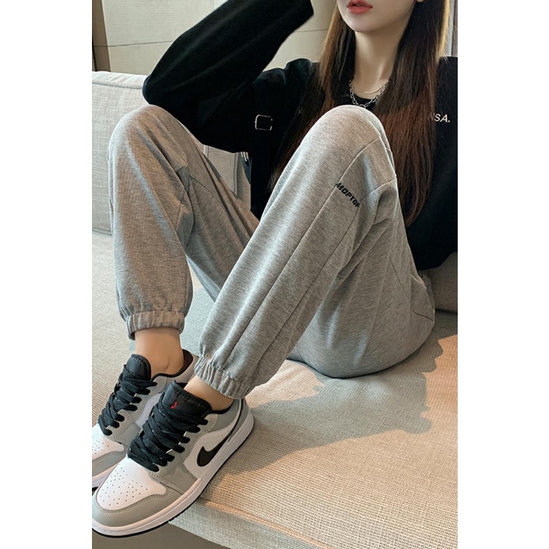 NRVP Quần Thể Thao Nữ Ống Rộng Thời Trang Hàn Quốc