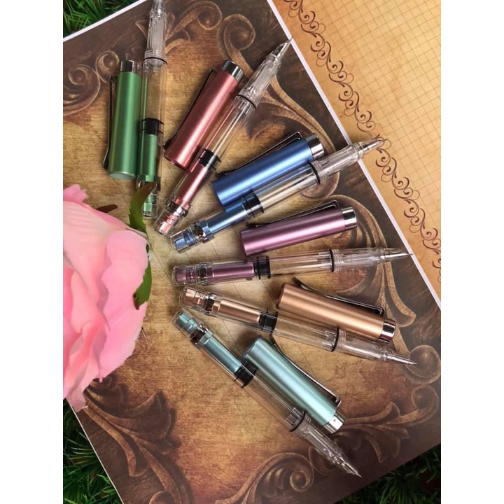 Bút Luyện Chữ Đẹp Ngòi Lá Tre Nét Thanh Đậm Viết Calligraphy Bút Máy T09