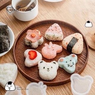 Khuôn làm sushi/ cơm nắm nhiều hình dáng tiện dụng cho nhà bếp