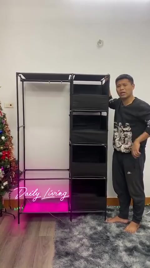 Tủ Quần Áo Giá Treo Quần Áo Nhập Khẩu Lắp Ráp Tiện Lợi Thông Minh Sắp Xếp Tủ Quần Áo | BigBuy360 - bigbuy360.vn