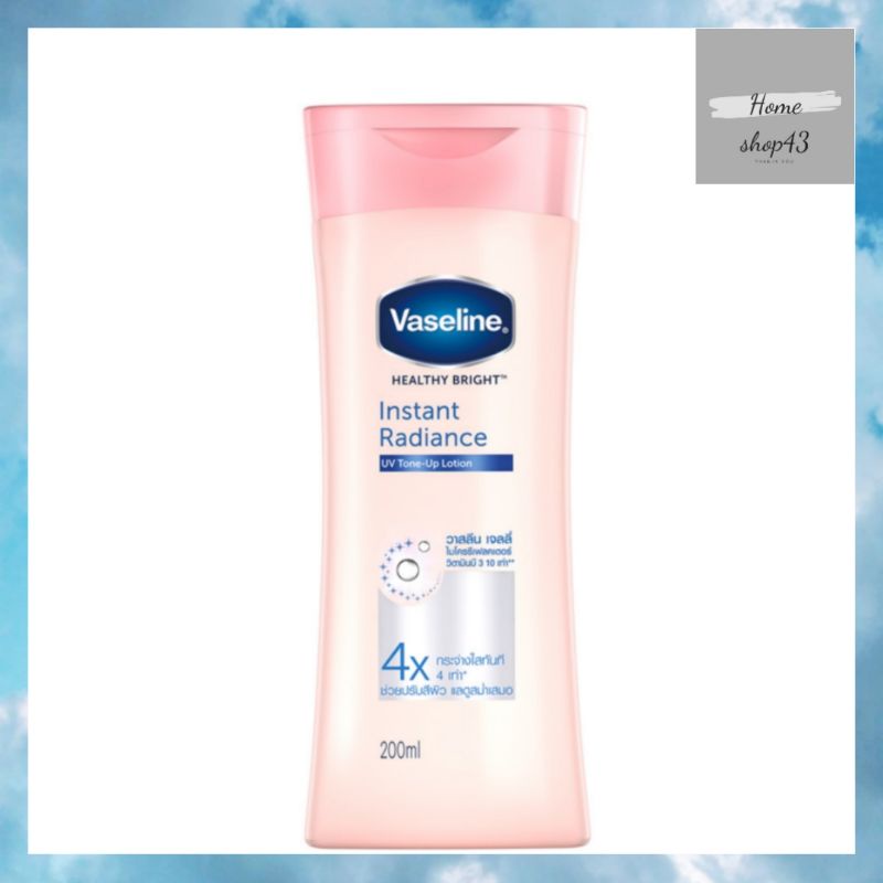 (Hàng cty)Sữa dưỡng thể làm trắng da Vaseline Healthy White Instant Fair chai 200ml