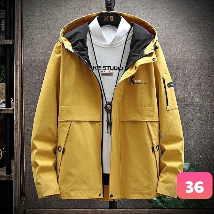 Áo khoác nam kaki 2 lớp thời trang cao cấp- Chất liệu dày dặn, hàng chuẩn shop Lady-Hn Store88 v9