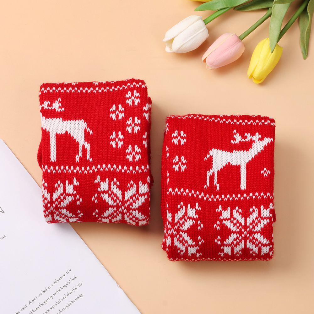 Tất Dệt Kim Dày Giữ Ấm Đầu Gối Thời Trang