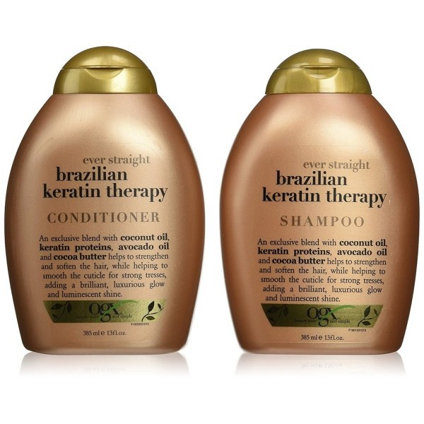 Cặp Dầu gội và dầu xả OGXBrazilian keratintherapy 385ml