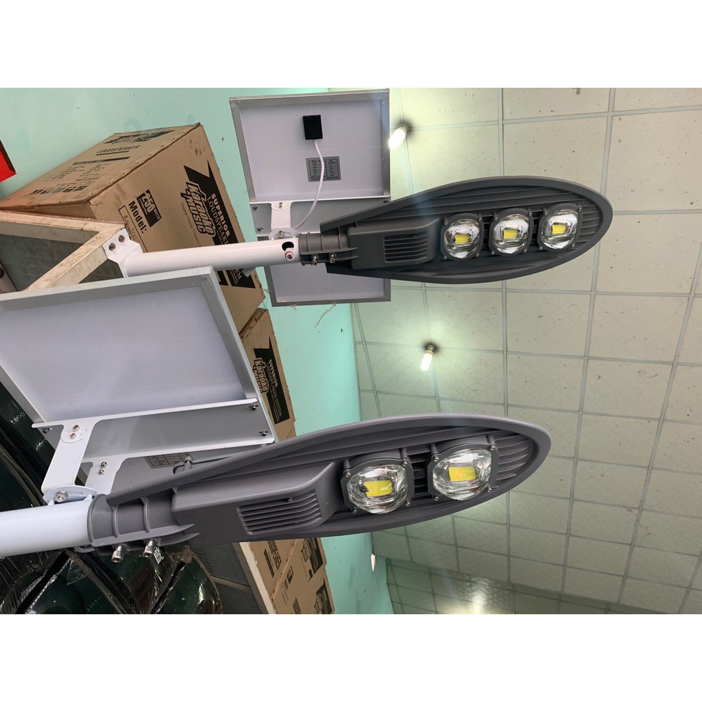 150W ĐÈN ĐƯỜNG LÁ NĂNG LƯỢNG MẶT TRỜI , NHÔM ĐÚC NGUYÊN KHỐI , CHỐNG NƯỚC SIÊU SÁNG ABM Solar