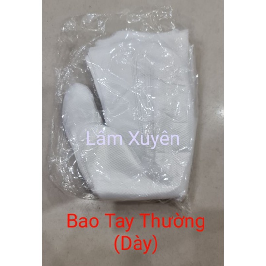 Bao tay nilong ni lông gai  Dày Mỏng❤ nhựa cao su cao cấp chia sẵn 1 lạng 100g rẻ cho quán ăn salon tóc nam nữ nail spa