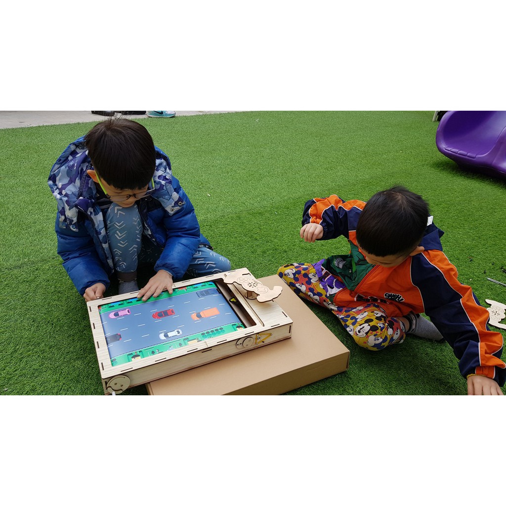 Bộ đồ chơi đua xe Handmade Zunny - phát triển trí tuệ cho bé - GAME GIA ĐÌNH [BỘ FULL]