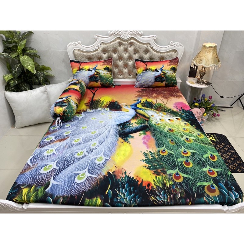 Drap thun lạnh 5D cao cấp ( 3 màu)