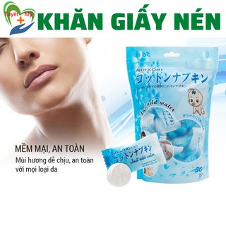 Khăn giấy nén dạng viên nikkori
