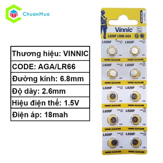 Pin đồng hồ kim Vinnic L626F