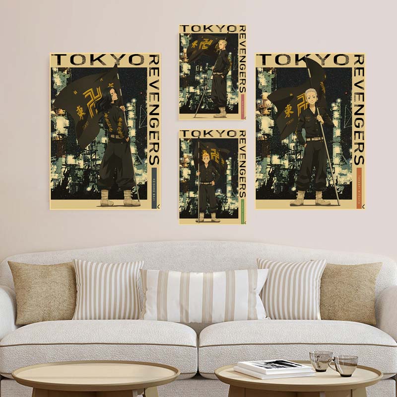Poster Phim Anime Tokyo Revengers Phong Cách Nhật Bản