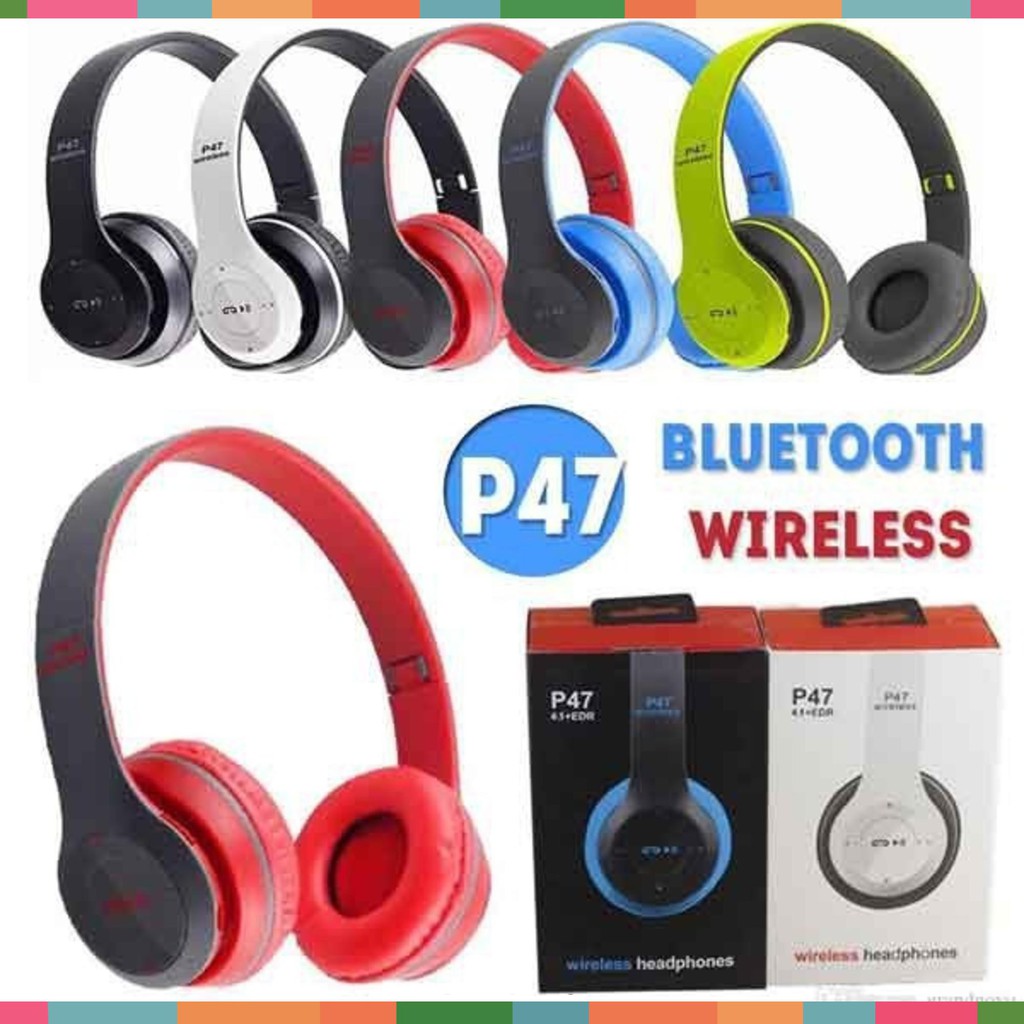 KM -  Tai nghe bluetooth P47 có khe cắm thẻ nhớ - Âm Thanh Đỉnh Cao